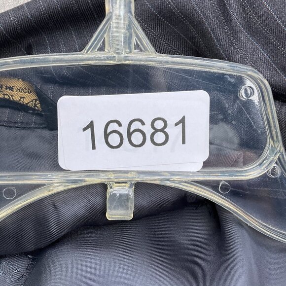 Jos A Banks Blazer Men 42R Gray Pinstripe Gordon Super 150s Wool Signature VTG‎ - Picture 15 of 15